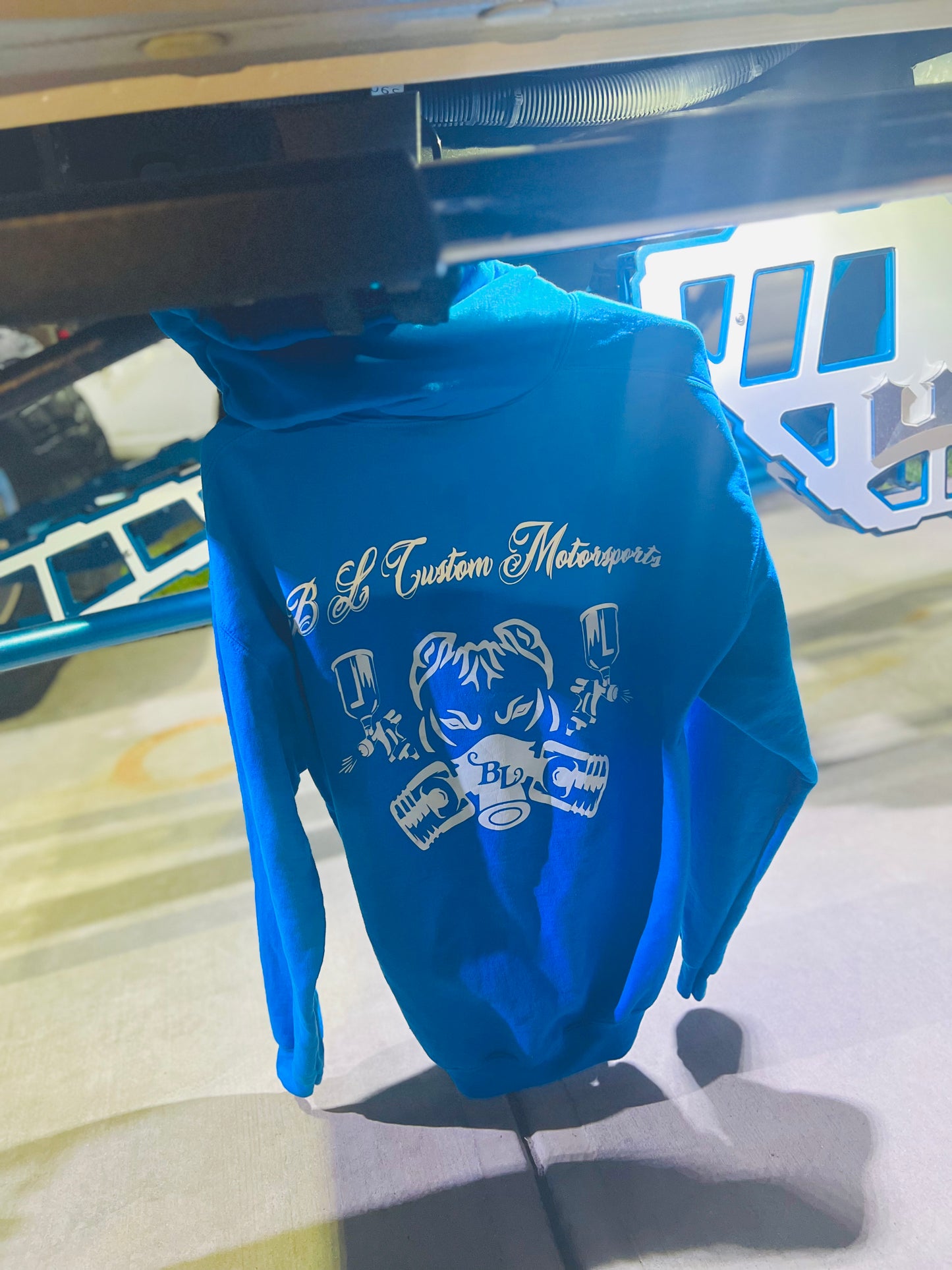 BLCM logo hoodie