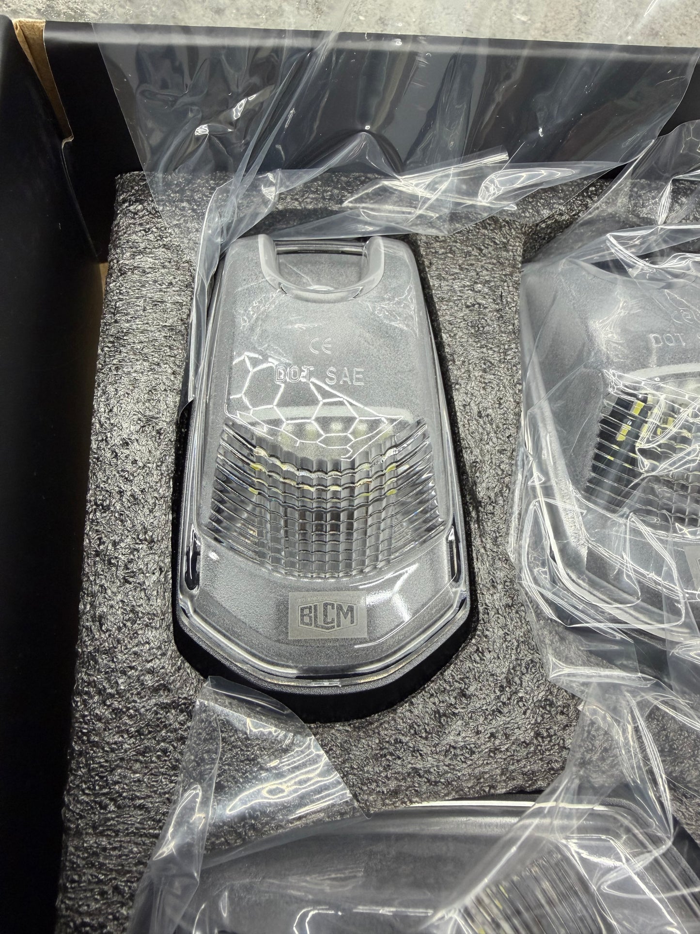 BLCM IRONCLAD (WHITE) LED Cab Roof Lights – 2017+ Ford Super Duty (Clear, Smoked or Paint-Matched)